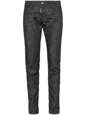 DSQUARED2 Calça Jeans Slim Skater | Preto | FARFETCH BR