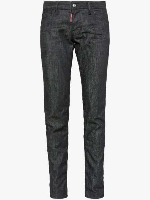 DSQUARED2 logo-appliqué skinny-cut jeans