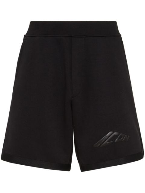 DSQUARED2 logo-embossed elasticated-waist track shorts