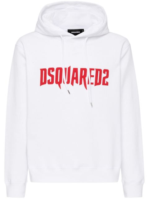 DSQUARED2 logo-print cotton hoodie Men