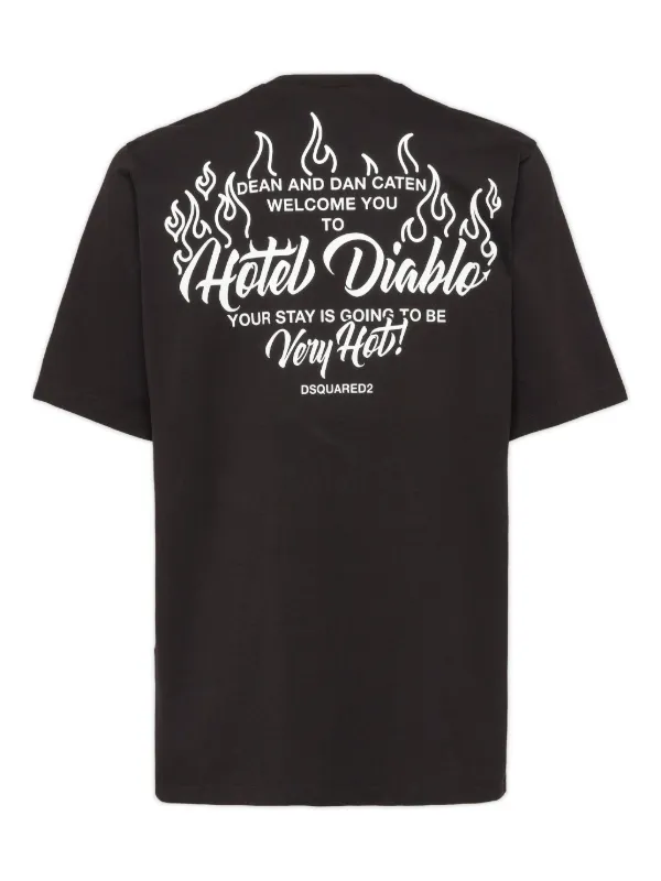 福袋 セール DSQUARED2 グラフィック Tシャツ | ブラック | FARFETCH JP トップス