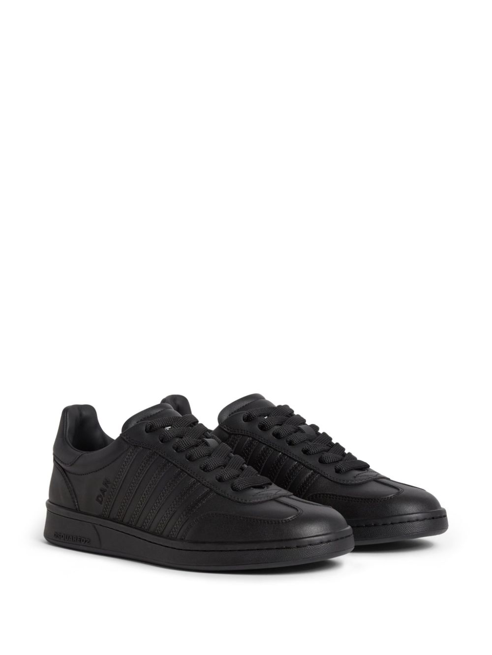 Dsquared2 Boxer leather sneakers - Zwart