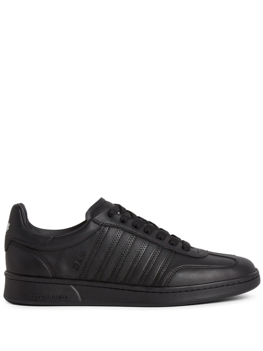 Dsquared2 Boxer leather sneakers Black