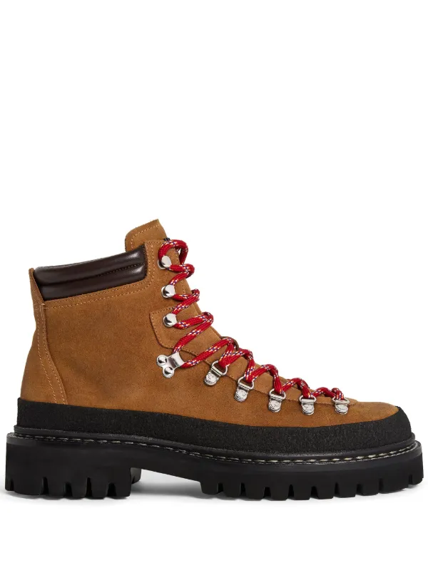 DSQUARED2 ディースクエアード アンクルブーツ ブラウン DSQUARED2 スエード アンクルブーツ | ブラウン | FARFETCH JP