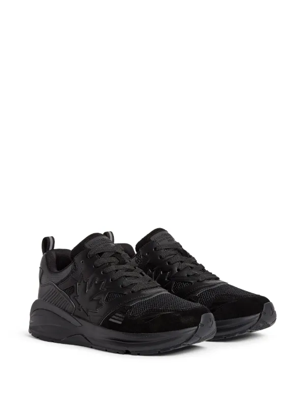 DSQUARED2 Panelled Chunky Sneakers | Black | FARFETCH