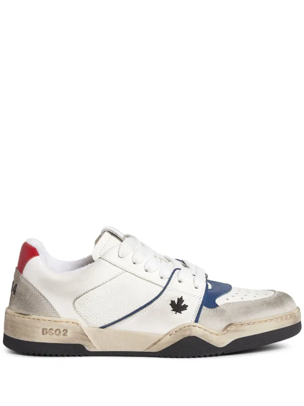 DSQUARED2 SPIKERローカットスニーカー　39 DSQUARED2 Spiker Sneakers | White | FARFETCH JO