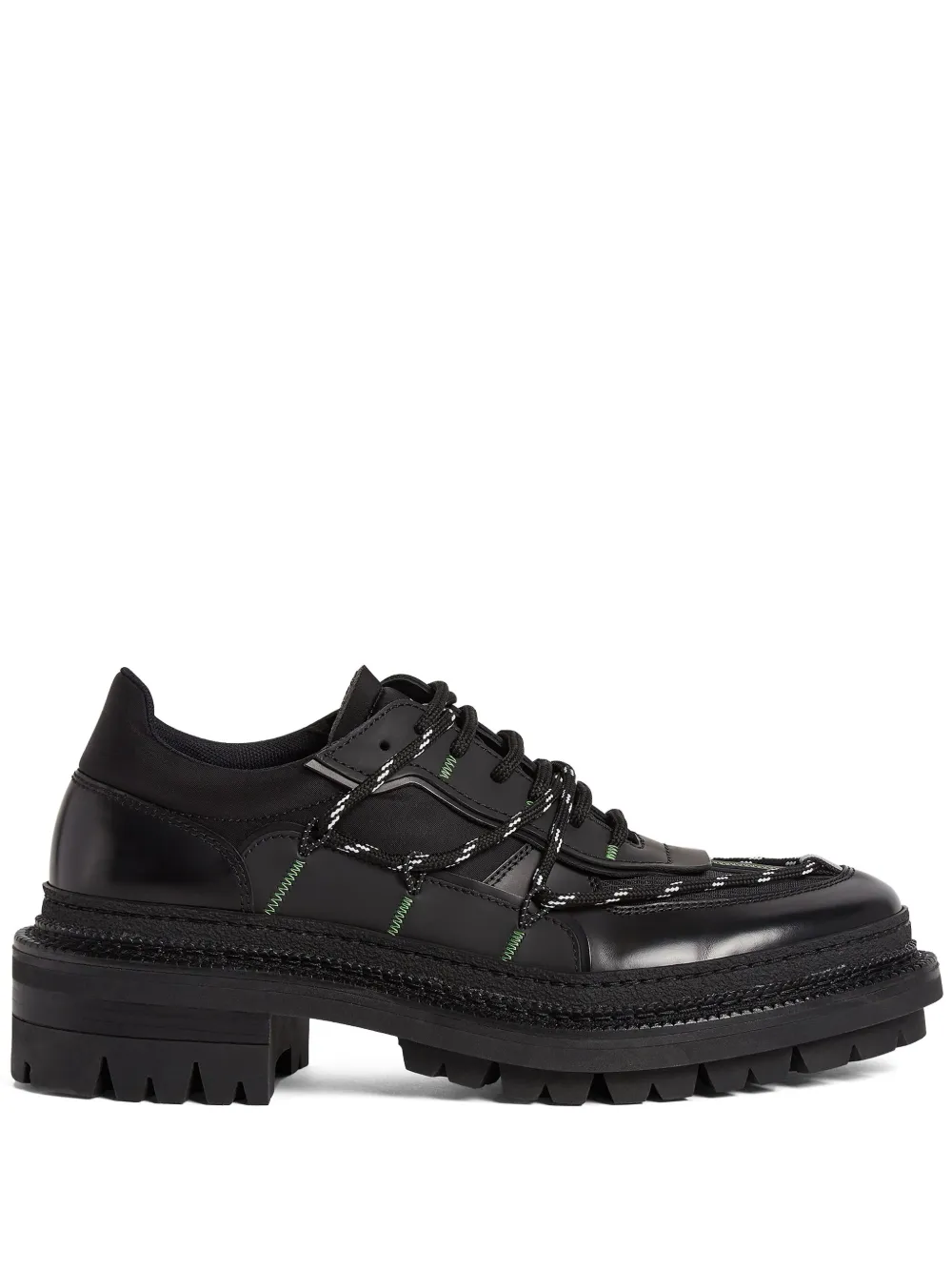 DSQUARED2 panelled lace-up low-top sneakers Black