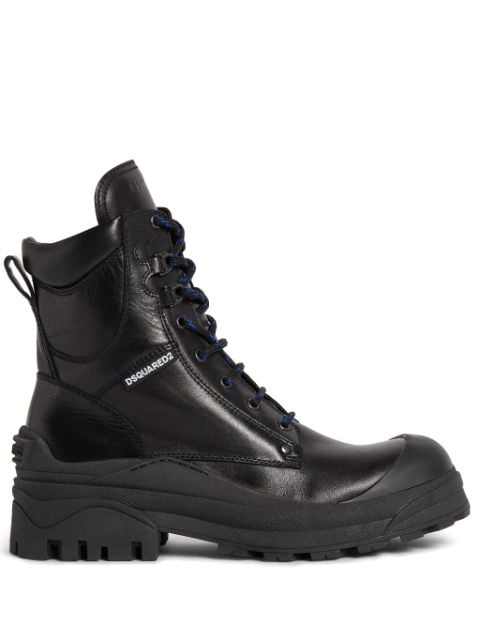 DSQUARED2 panelled-design leather boots