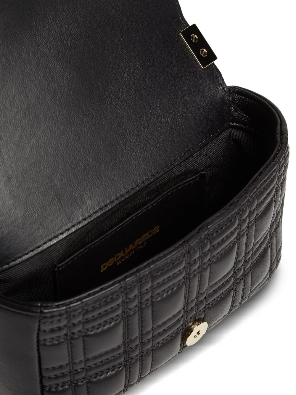 Affordable DSQUARED2 logo-plaque leather shoulder bag Women