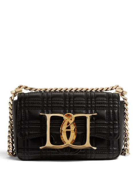 DSQUARED2 logo-plaque leather shoulder bag Women