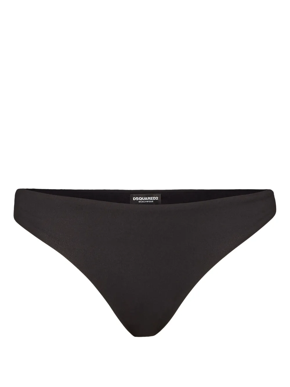 Dsquared2 Logo-print Bikini Bottoms In Grey