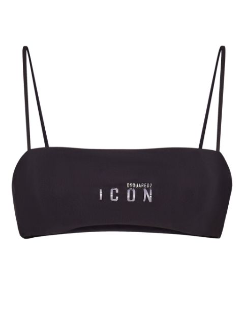 DSQUARED2 Icon bandeau bikini top Women