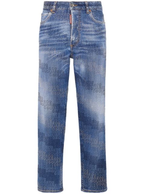 DSQUARED2 all-over logo-print jeans Women