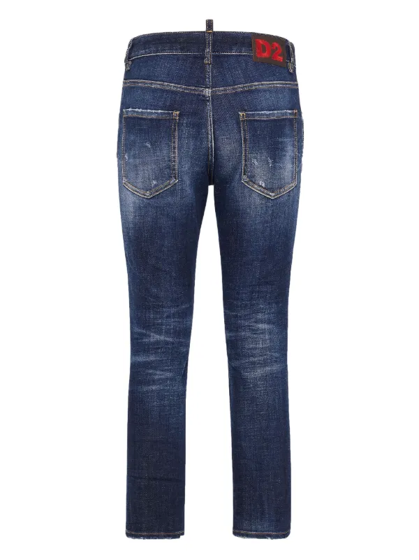 Dsquared2 ハイウェスト　スキニーデニム デニムブルー Dsquared2 ハイウェストスキニーデニム デニムブルー