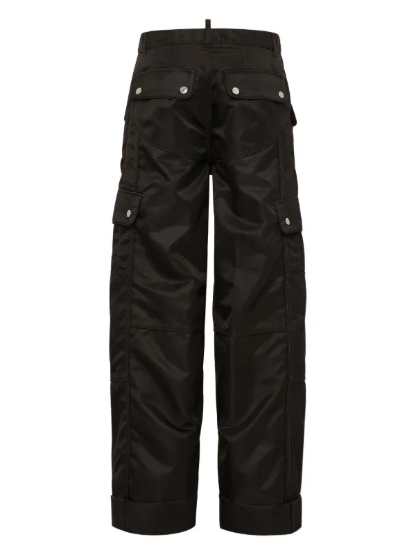 DSQUARED2 サテン カーゴパンツ | ブラック | FARFETCH JP