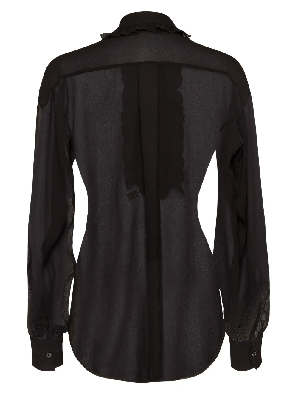 DSQUARED2 satin blouse - Zwart