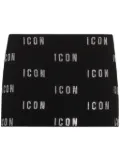 DSQUARED2 crystal-logo mini skirt - Black