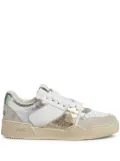 DSQUARED2 Spiker leather sneakers - White