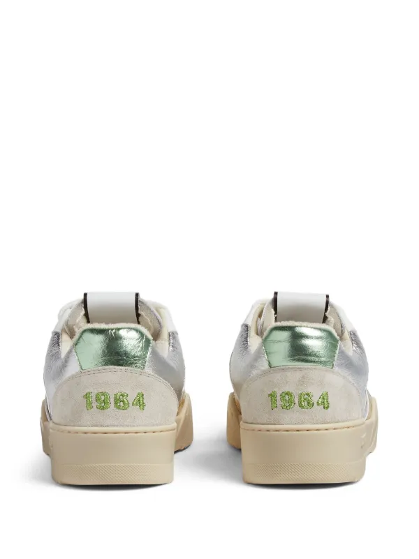 スニーカー Dsquared2 Spiker Sneakers In Smooth Leather DSQUARED2 Spiker Leather Sneakers | White | FARFETCH BN