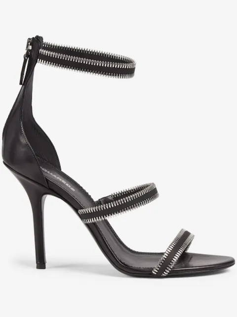 DSQUARED2 スタッズトリム レザーサンダル