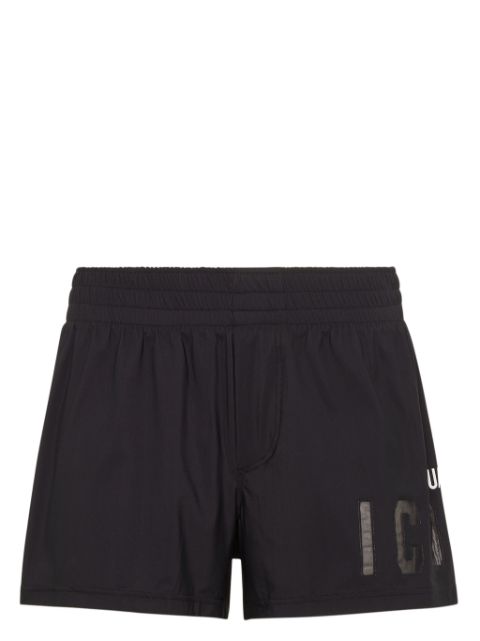 DSQUARED2 Icon-print swim shorts Men