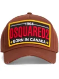 DSQUARED2 logo-appliqué baseball cap - Brown