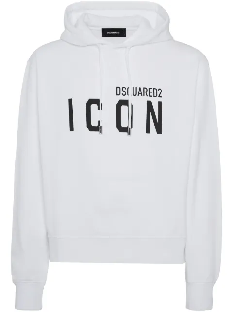 DSQUARED2 logo-print hoodie
