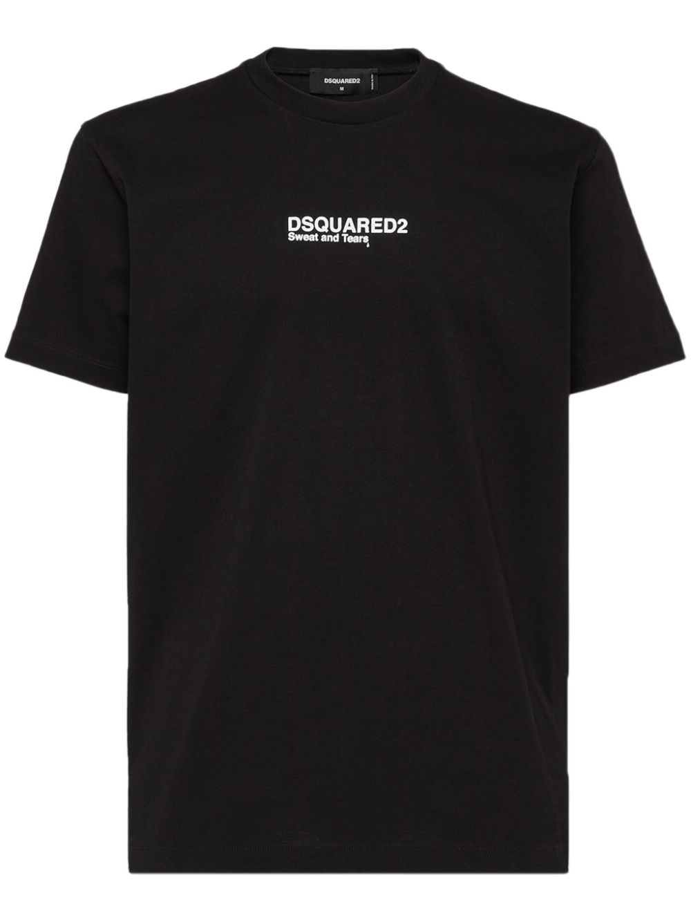 DSQUARED2 T-shirt met grafische print Zwart