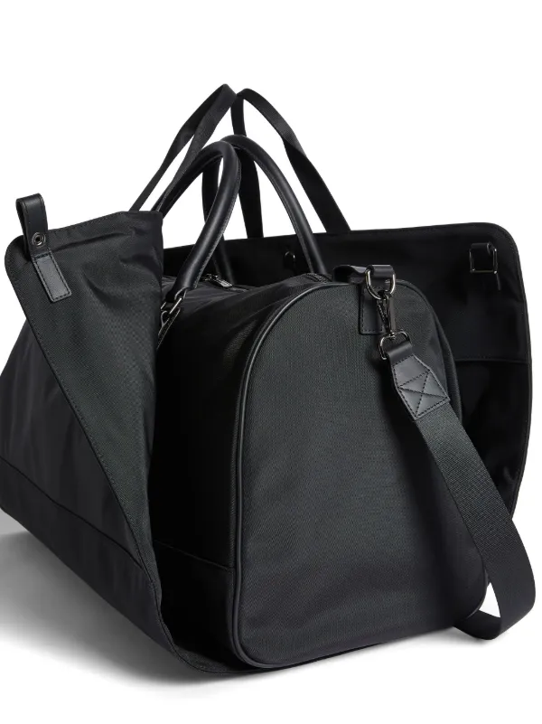 Iamashiwakaページ★+5DD DSQUARED2 logo-raised Zipped Duffle Bag | Black | FARFETCH
