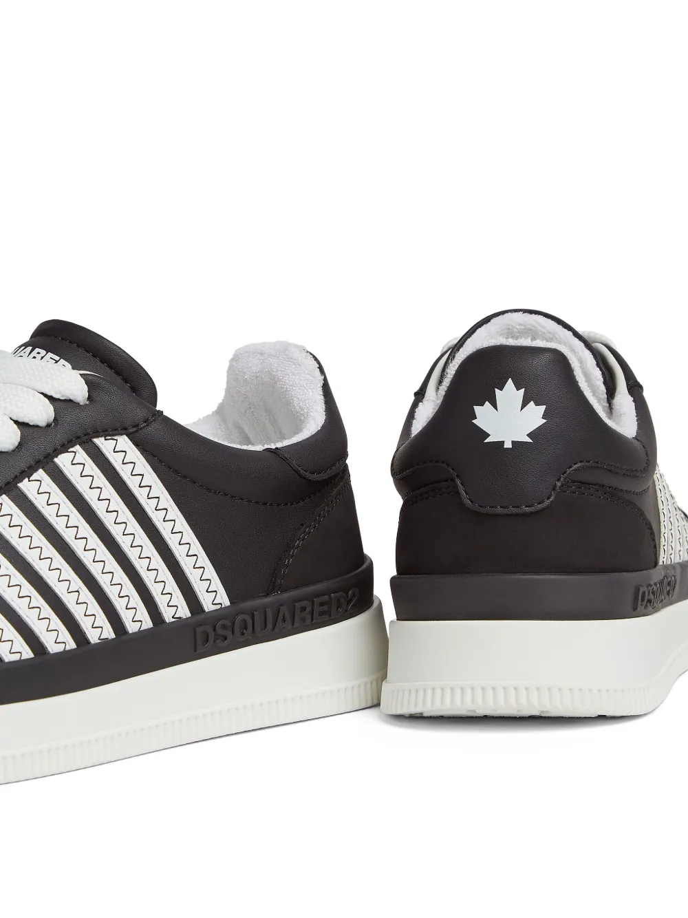 DSQUARED2 striped sneakers Black