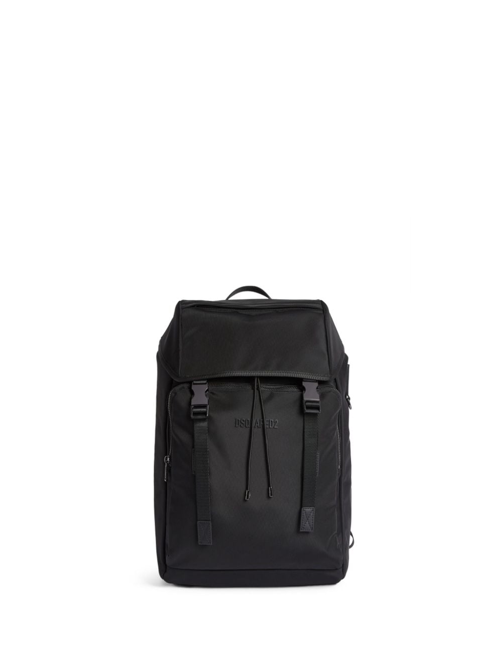 logo-embossed backpack