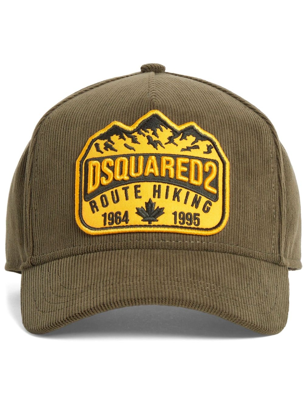 Dsquared2 Logo-appliqué Baseball Cap In Green