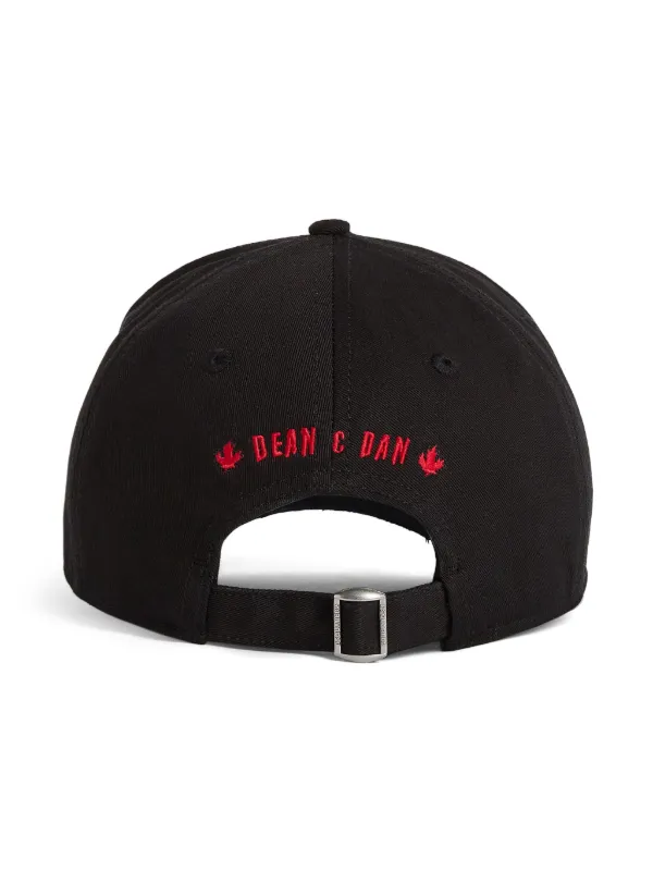 DSQUARED2 logo-embroidered Baseball Cap | Black | FARFETCH HK