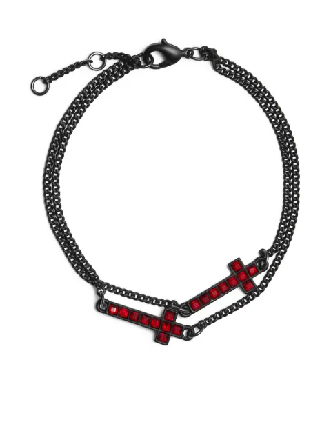 DSQUARED2 cross charm bracelet 