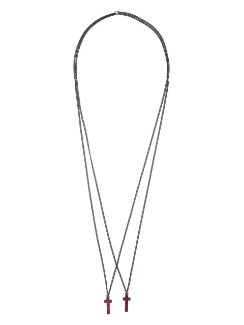 DSQUARED2 cross pendant necklace 