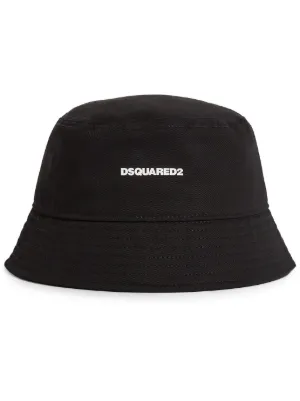 DSQUARED2 キルティング バケットハット | ブラック | FARFETCH JP