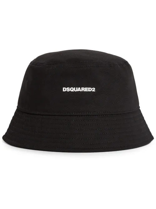 Bob en coton à logo imprimé - DSQUARED2 - Modalova