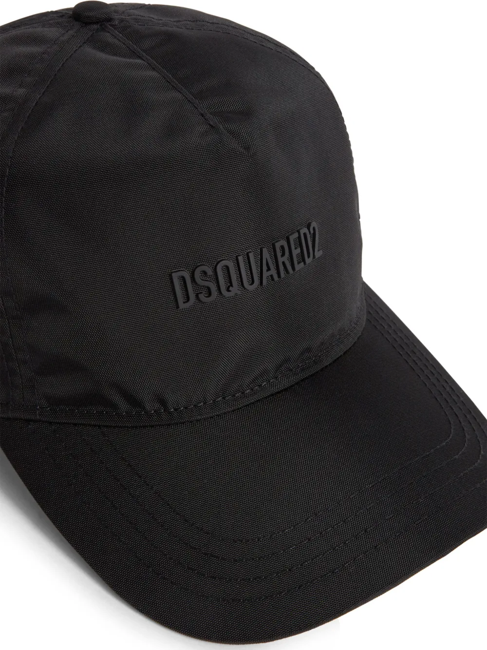 Dsquared2 Logo-appliqué Baseball Cap In Black