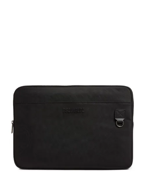 Pochette d'ordinateur à logo - DSQUARED2 - Modalova