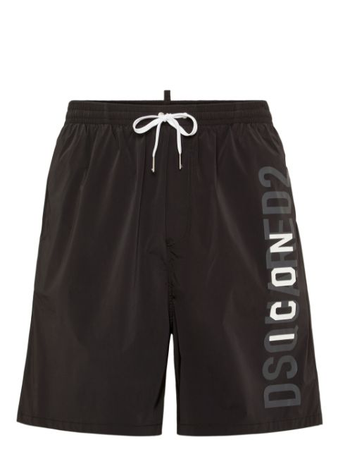 DSQUARED2 Icon-print swim shorts Men