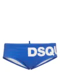 DSQUARED2 logo-print swim trunks - Blue