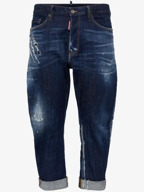 DSQUARED2 distressed tapered jeans