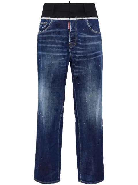 DSQUARED2 jeans med lige ben og mellemhøj talje