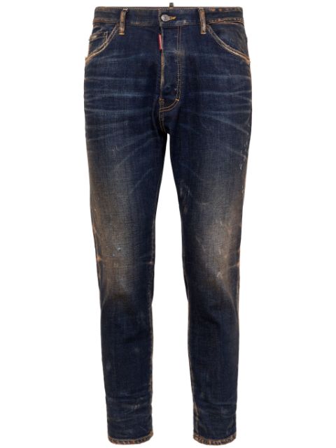 DSQUARED2 text-print slim-cut jeans Men