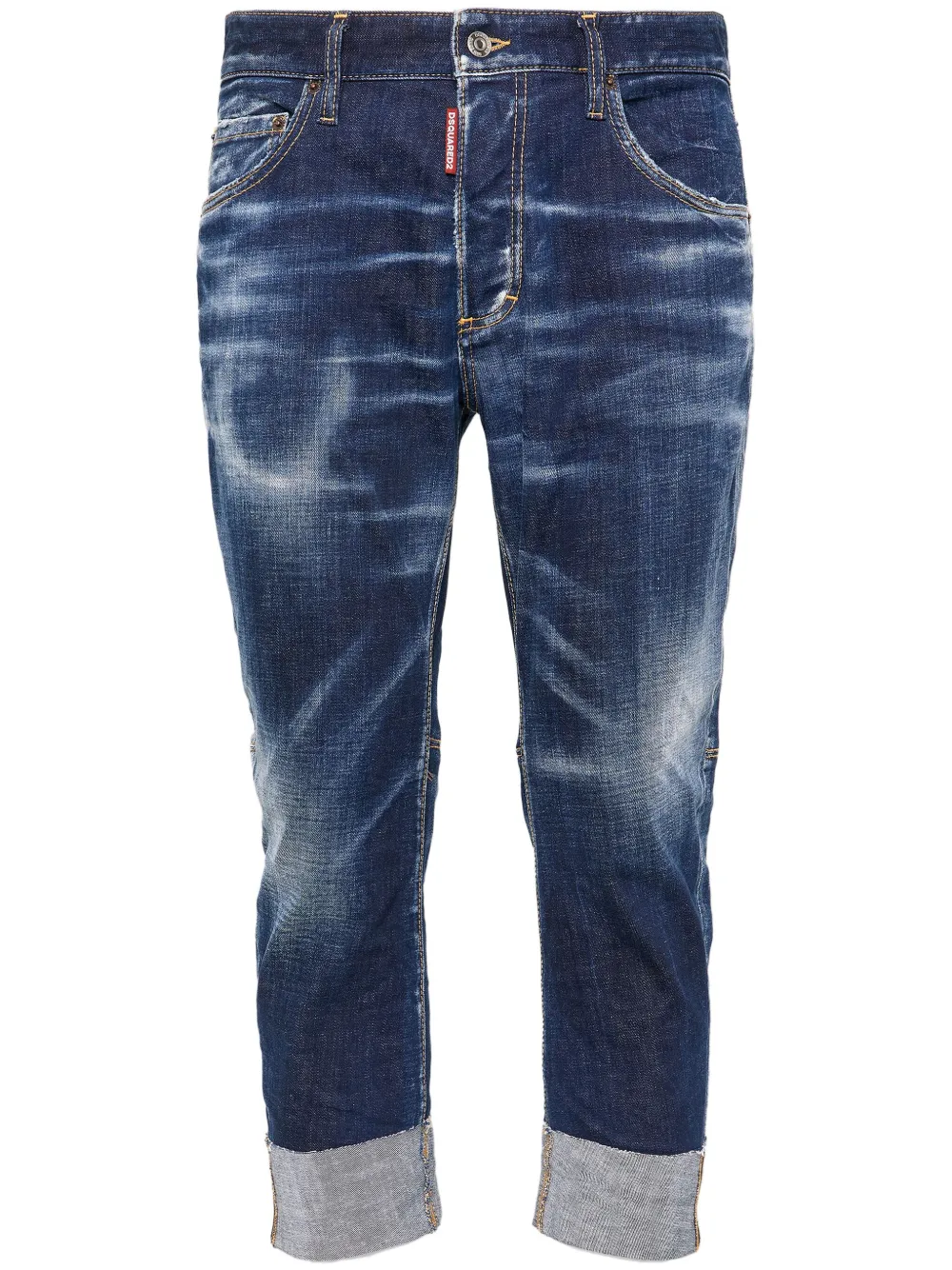 Dsquared2 Bro Jean Straight-leg Jeans In Blue