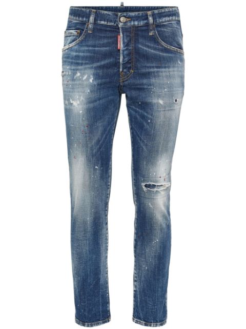 DSQUARED2 distressed slim-cut jeans Men