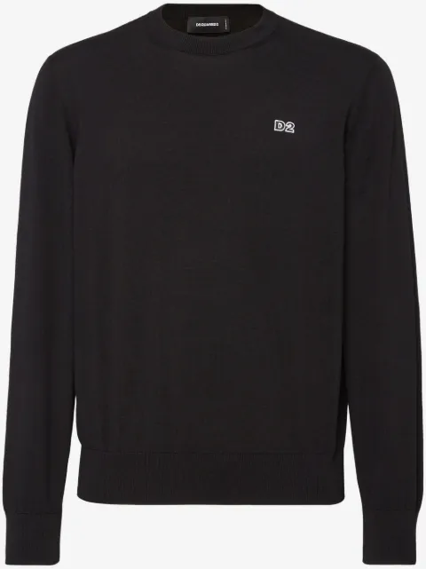DSQUARED2 pull D2 à col rond