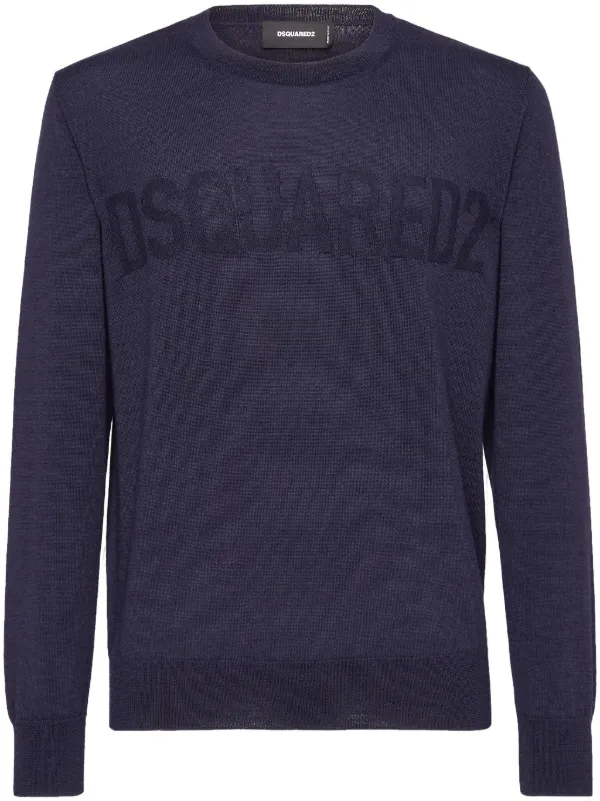 Dsquared2 jumper blue best sale