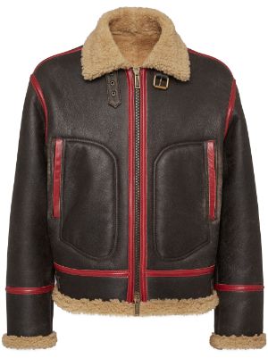 Dsquared2（ディースクエアード）メンズ レザージャケット - FARFETCH