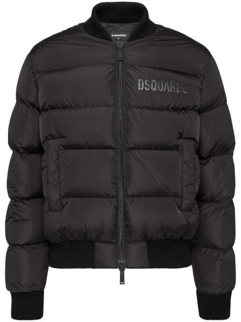 DSQUARED2 logo-print padded jacket